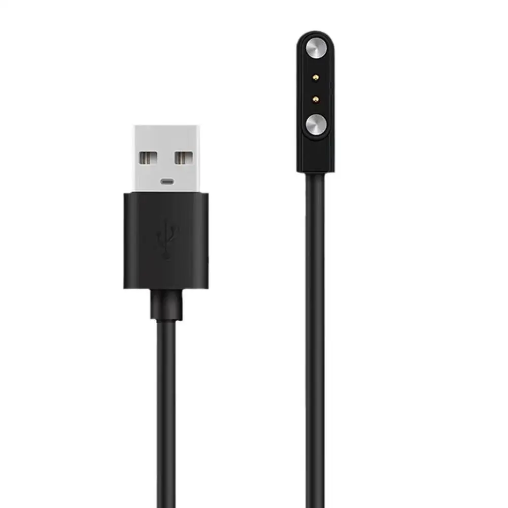 Universal Magnetic Charge Charging Cable For Smart Watch For 2 Pins 2.84/4/7.62mm Distances Black Novel USB Power Charger Cables