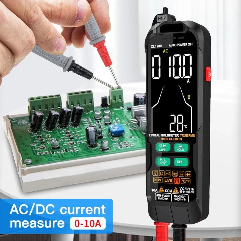 

USB Charge Multimetro Multimeter Digital Tester Smart Pen Type Voltage Detector DC AC Ohm NCV Hz Continuity Meter Multimeter