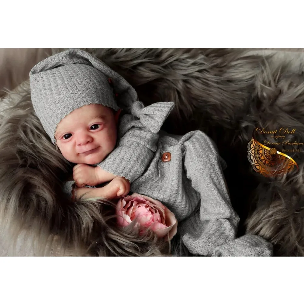 

18inch Finished Dolls Rebonr Baby Fairy Handmade Art Detailed Painting 3D Skin Tone Real Looking Baby Dolls Muñecas Boneca Bebes