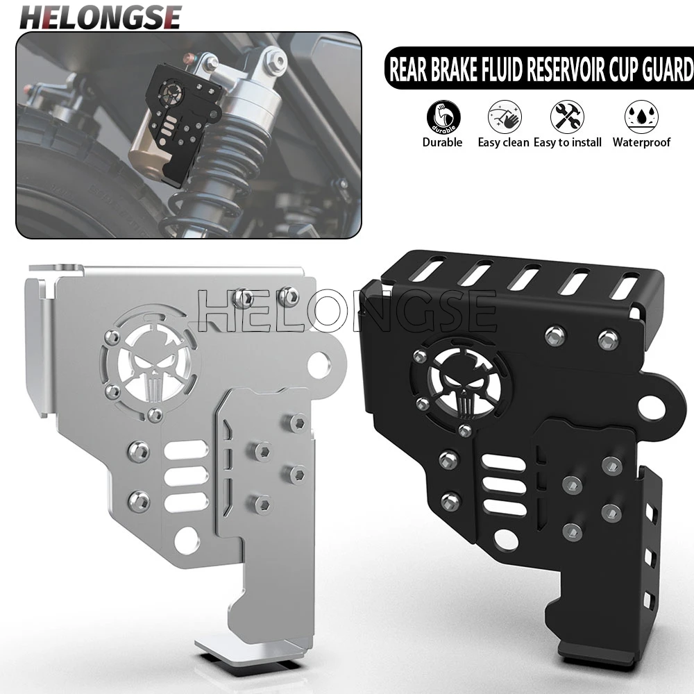 

For BENDA Napoleonbob Chinchilla 450 500 2023 - 2025 2026 Rock 250 Rear Brake Fluid Reservoir Cup guard Motorcycle Accessories