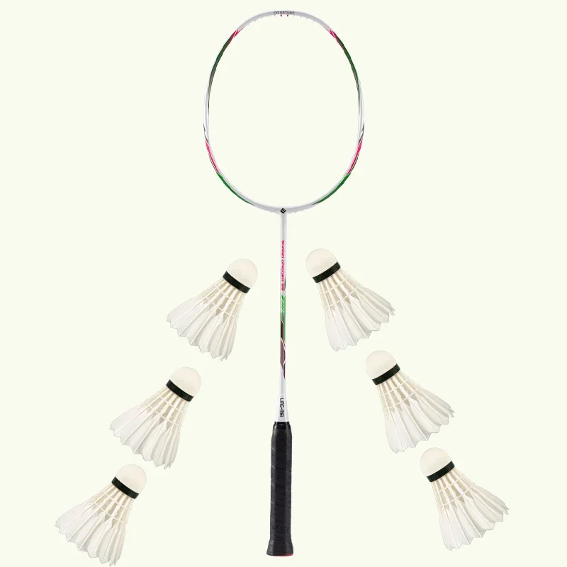 

white purple color for adults and children Offensive Defensive Fit badminton racket