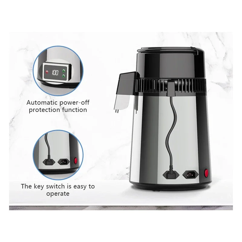 

-4L household small electric water distiller vodka brandy distiller