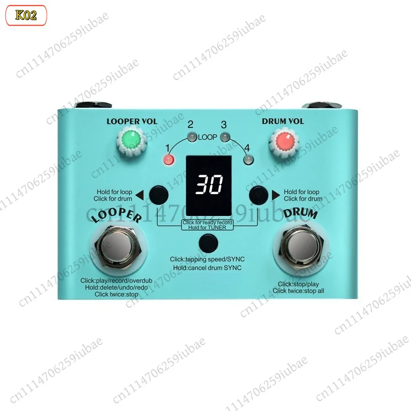 M Drum Machine, String‑Driven Guitar, Music Creation, Loop Pedal, Recording Tool, Portable Instrument for Composers