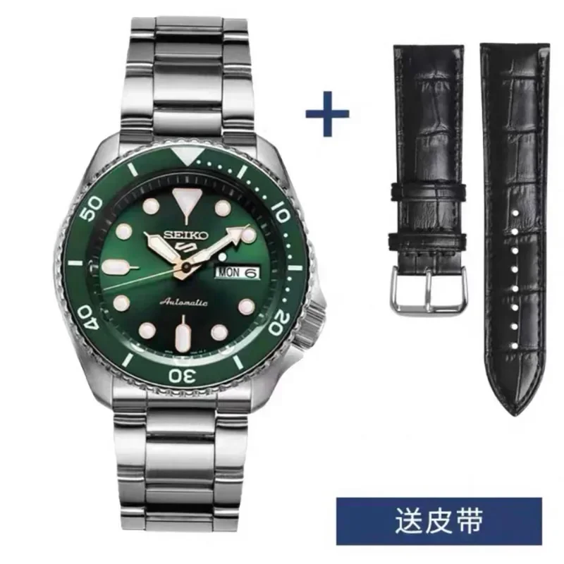 Seiko new No. 5 watch men's mechanical Japanese imported movement original casual waterproof steel belt men's watch SRPD63K1