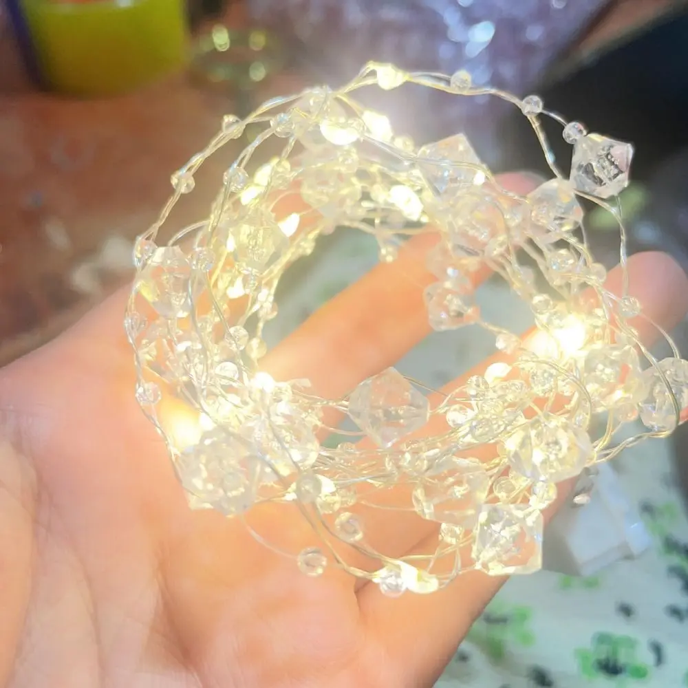 

Creative 10m LED String Lights Battery Operated Portable LED Copper Wire Lights Secure Plastic Festival Light Courtyard