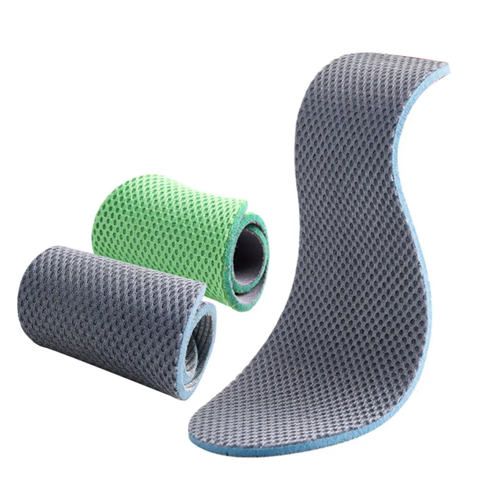 4 pares de plantillas transpirables con absorción de impactos y soporte para el arco del pie, almohadillas deportivas, talla 37, 7.5us, 5Uk, 38.5eu, pies cómodos