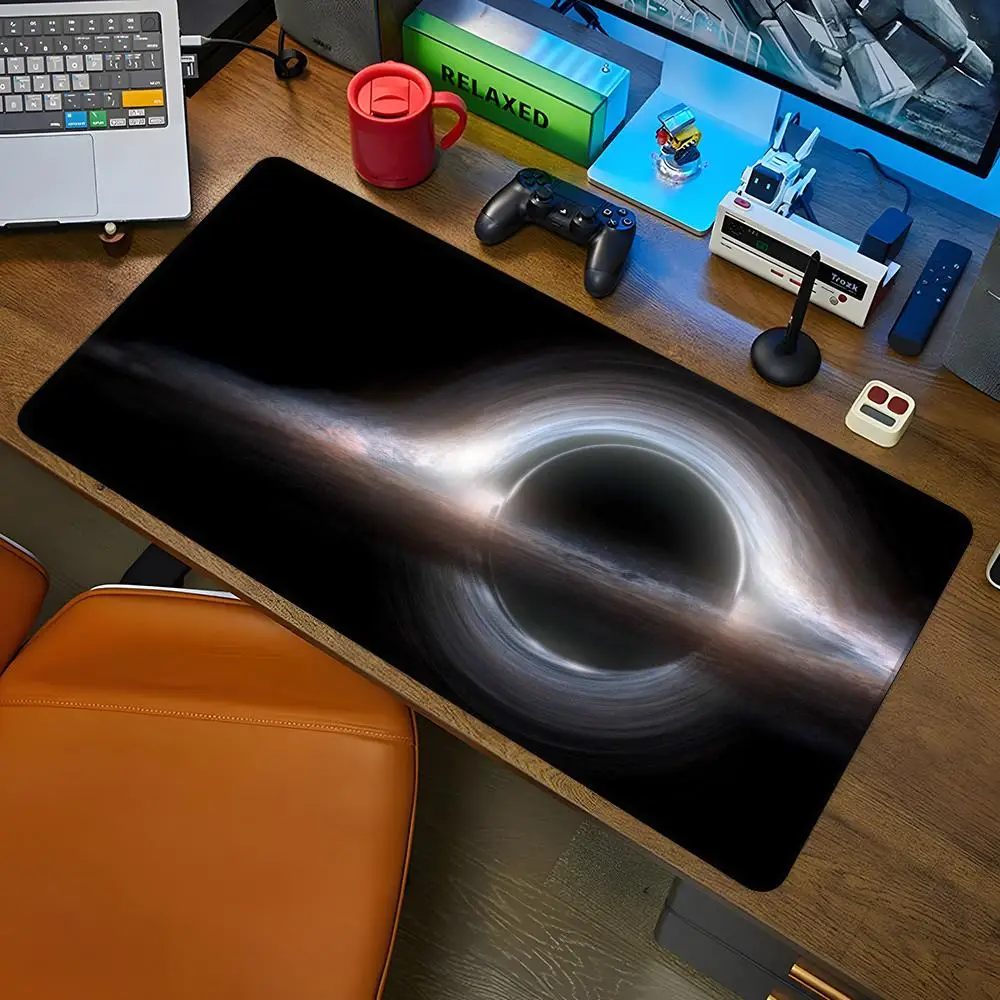 Movie Interstellar Wormhole Mouse Pad Gaming Abstract Large 800x400mm MouseMat Gamer XXL Mause Carpet PC Large mouse pad Desk