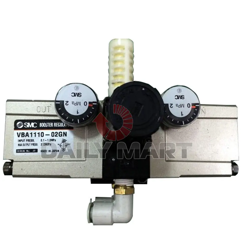 

New SMC VBA1110-02GN VBA Series Pneumatic Pressure Booster/Regulator 2MPa