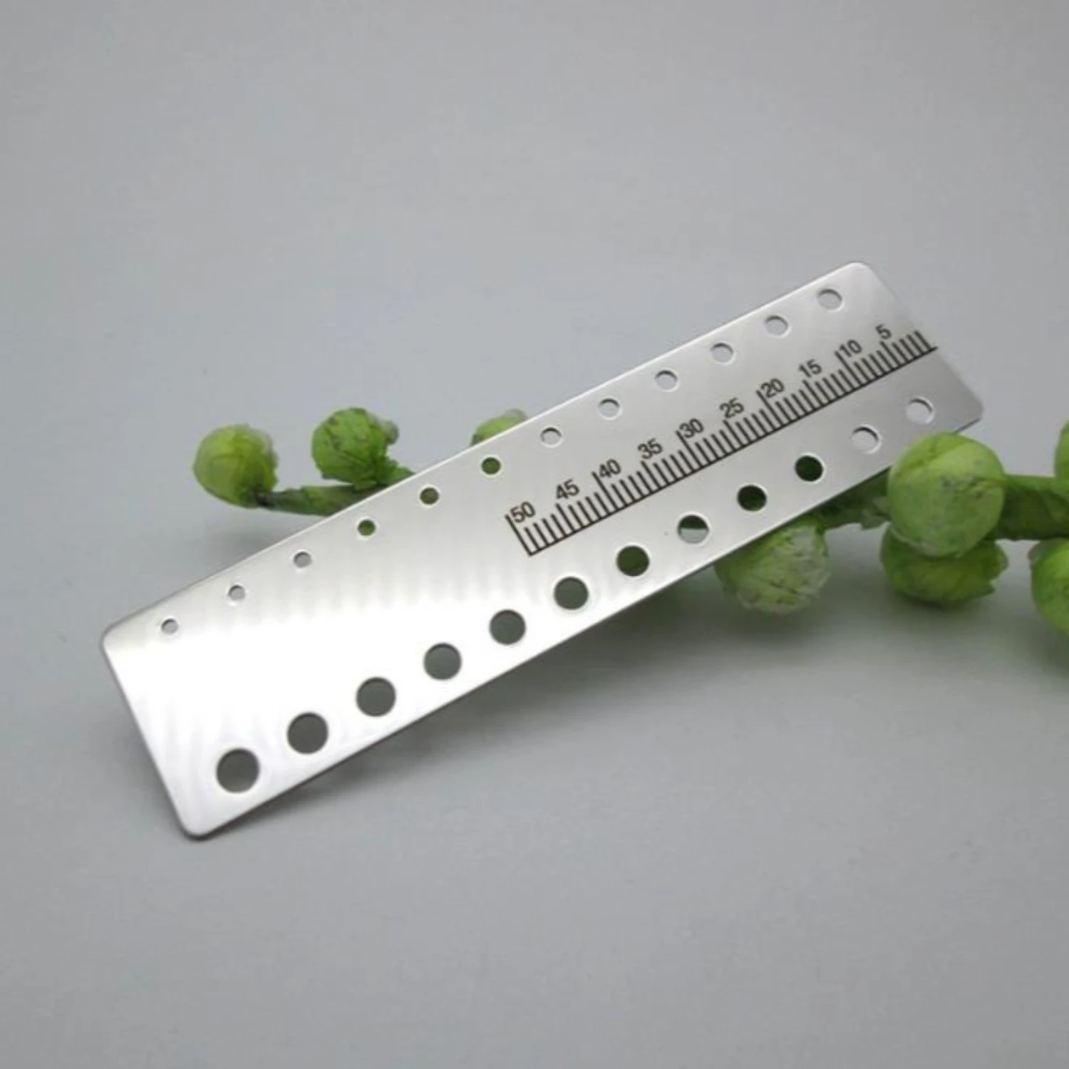 15Pcs Lab Root Canal Rulers 90mm Endodontic Straight Ruler Span Measure Scale Gauge Tool