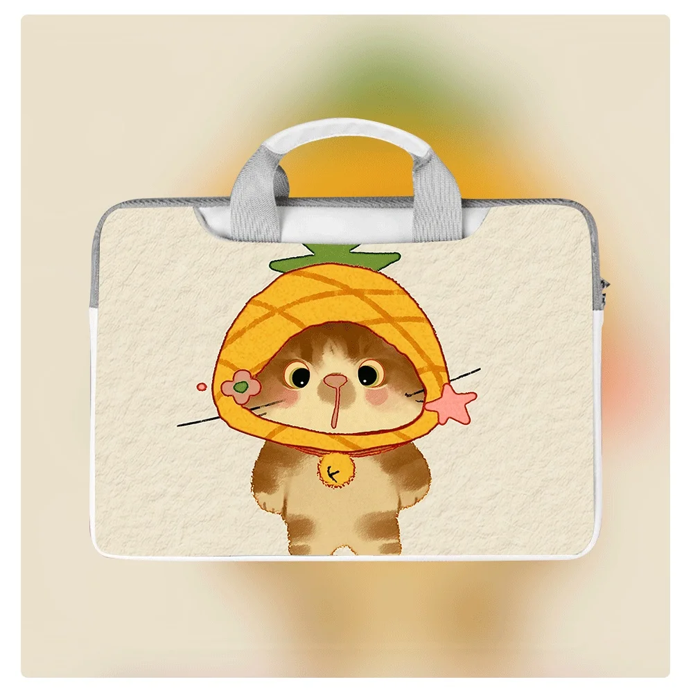 

Cute Cat Print Laptop Bag Cover Laptop Case for Macbook Case 13.3 14 15.6 16 Inch Macbook Air Storage Bag Briefcase Holiday Gift