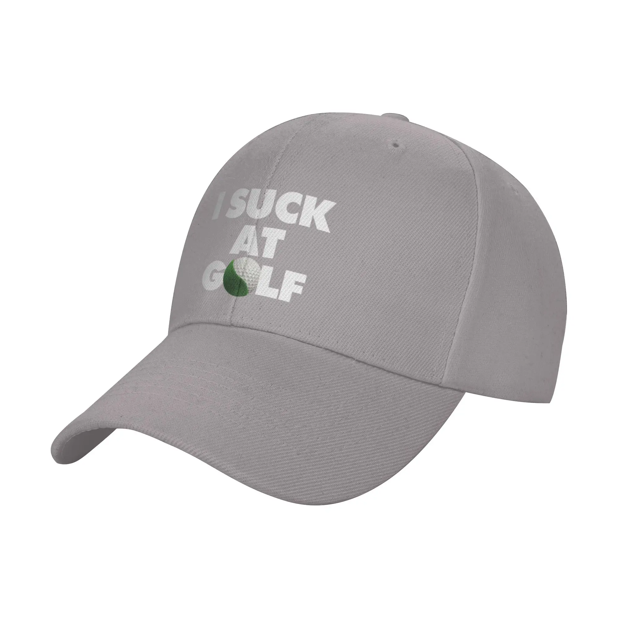 I suck at golf Funny Golfer saying Quote Trendy Baseball Cap Surfing Metal Buckle Casual Hat