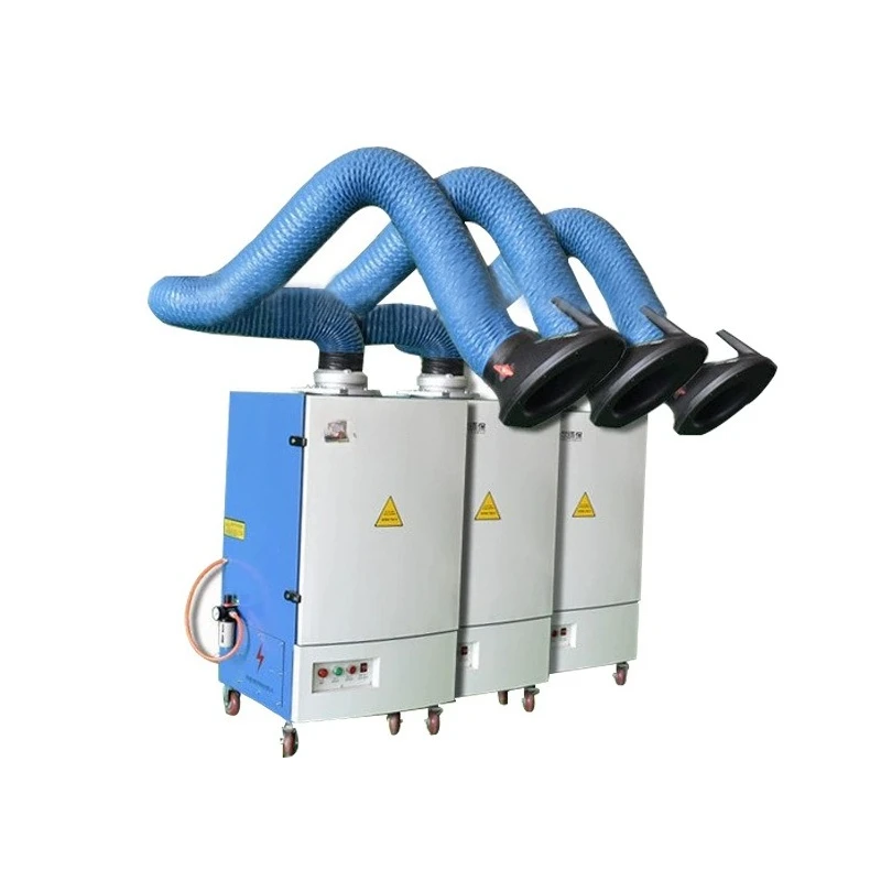 

Mobile welding fume machine, workshop smoke dust purifier, smoke purifier industrial welding