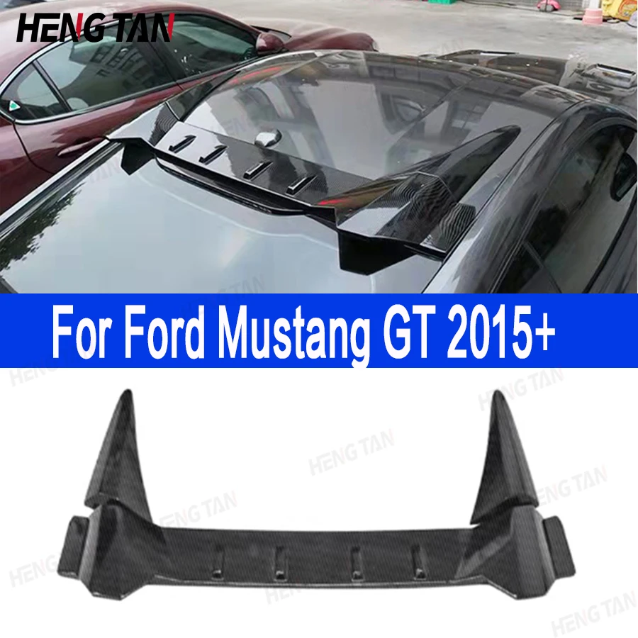 For Ford Mustang 2015+ Carbon fiber Top Wing roof wing spoiler visor Auto Parts Modified and upgraded Body Kit