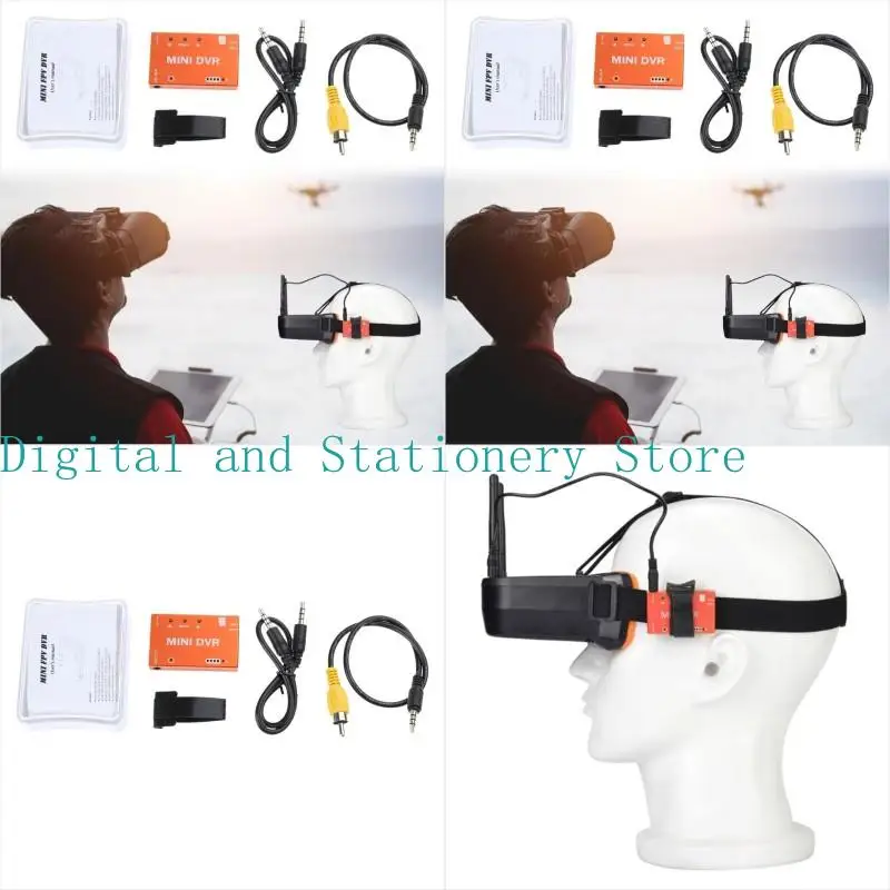

Y1UB Mini FPV DVR Video Sound Recorders for FPV Remote Built-in 3.7V 400mah Battery