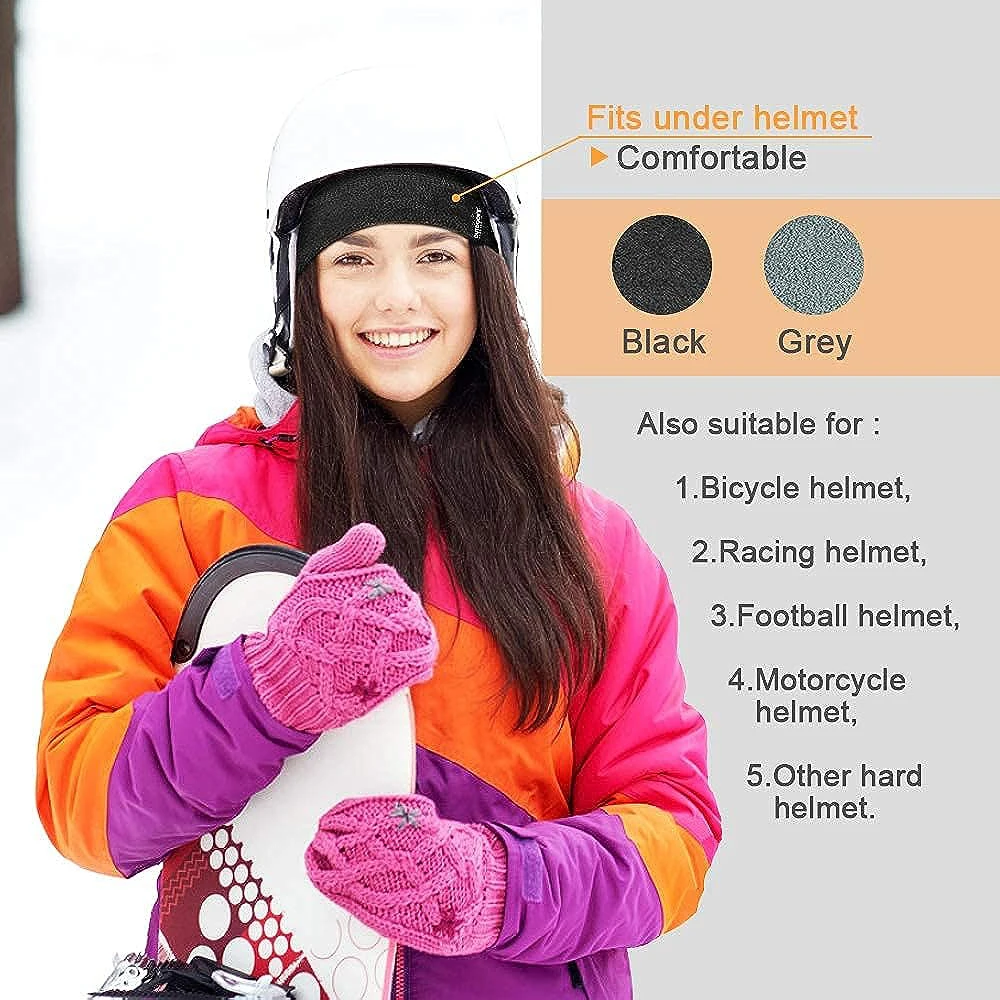 1 قطعة قبعة الجمجمة الشتوية الدافئة لينة القطبية الصوف قبعة سميكة يندبروف قبعة في الهواء الطلق قبعة قبعة تزلج للجنسين مناسبة للجنسين #4