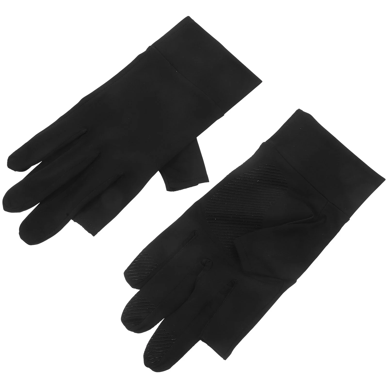 1 Pair Sun Protection Hand Gloves Breathable Non-Slip Quick-Dry For Outdoor Sports Cycling Fishing Hiking Climbing Driving