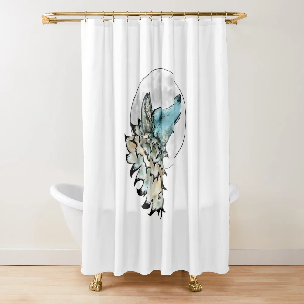 

Fangs and fur of fog Shower Curtain Bathtub Waterproof Fabric Bathroom Modern Bathroom Accessories Curtain