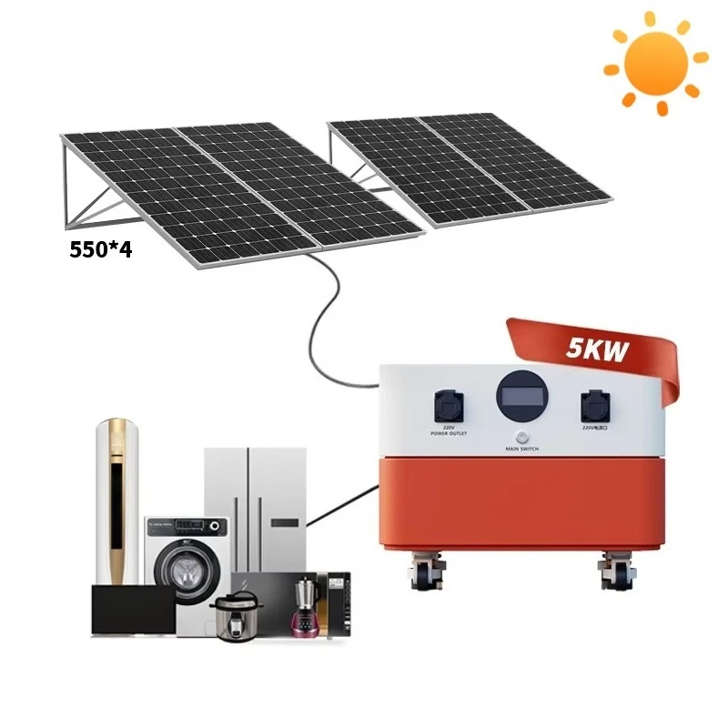 popular home solar system 5kWh 10kWh 15kWh complete grid-connected solar PV module system kit