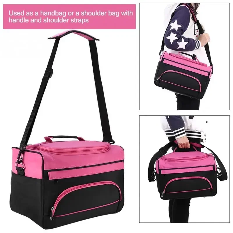 New Professional Makeup Bag Women Cosmetic Case High Quality Oxford Female Korean Make Up Box Large Capacity Hair Cutting Bag