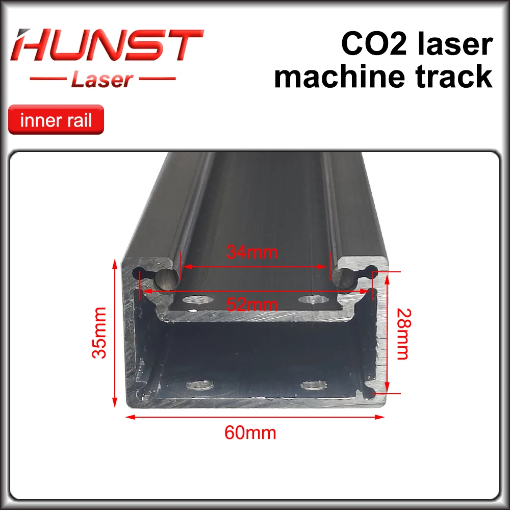 Hunst CO2 Laser Cutting Machine Inner Guide Rail Laser Engraving Machine Out Slide Rail For Laser Machine Spare Parts