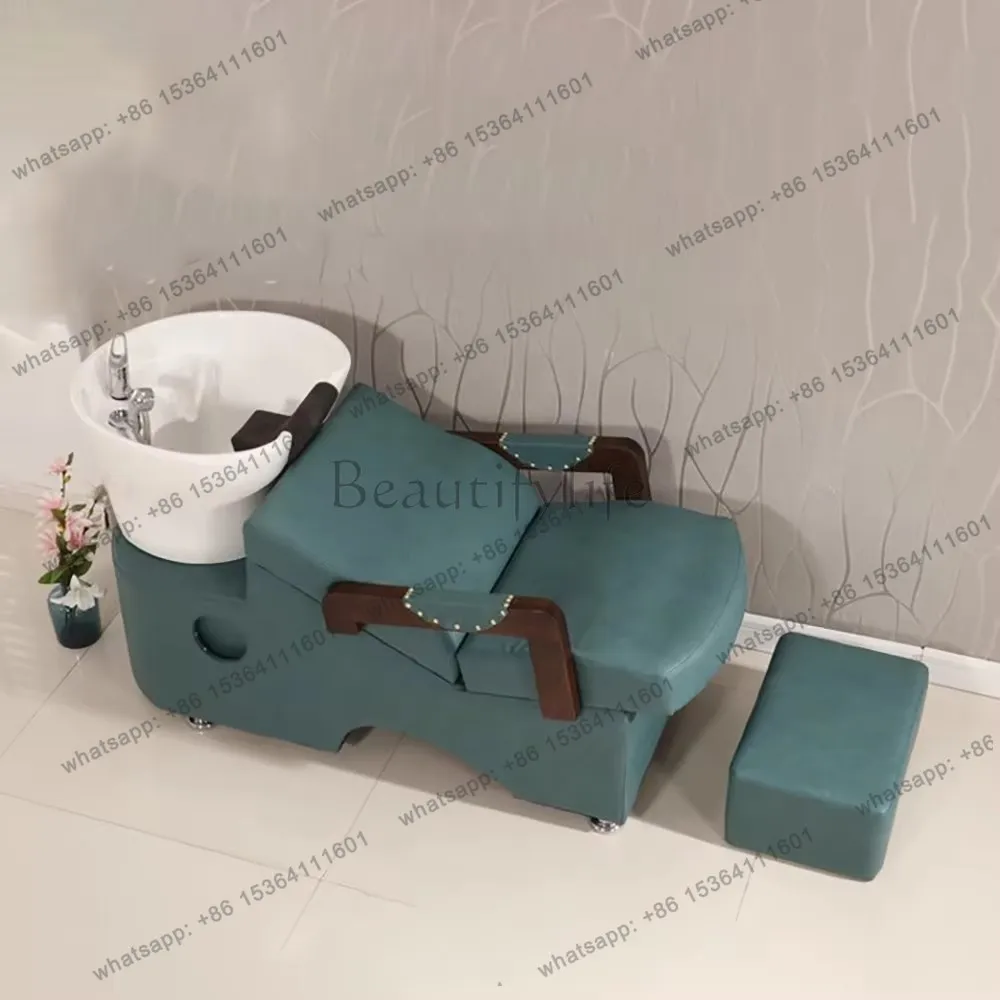 8Equipment Shampoo Bed Modern Delicacy Fashion Massage Shampoo Recliner Simple Aesthetic Cadeira De Barbearia Salon Furniture