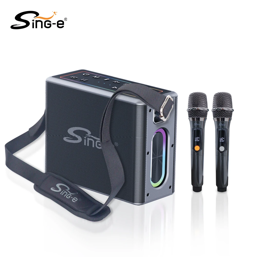 

ZQS-V60 300W IPX Waterproof Karaoke Speaker with Long Standby/EQ/Stereo Pair/RGB Outdoor Portable Party Speaker