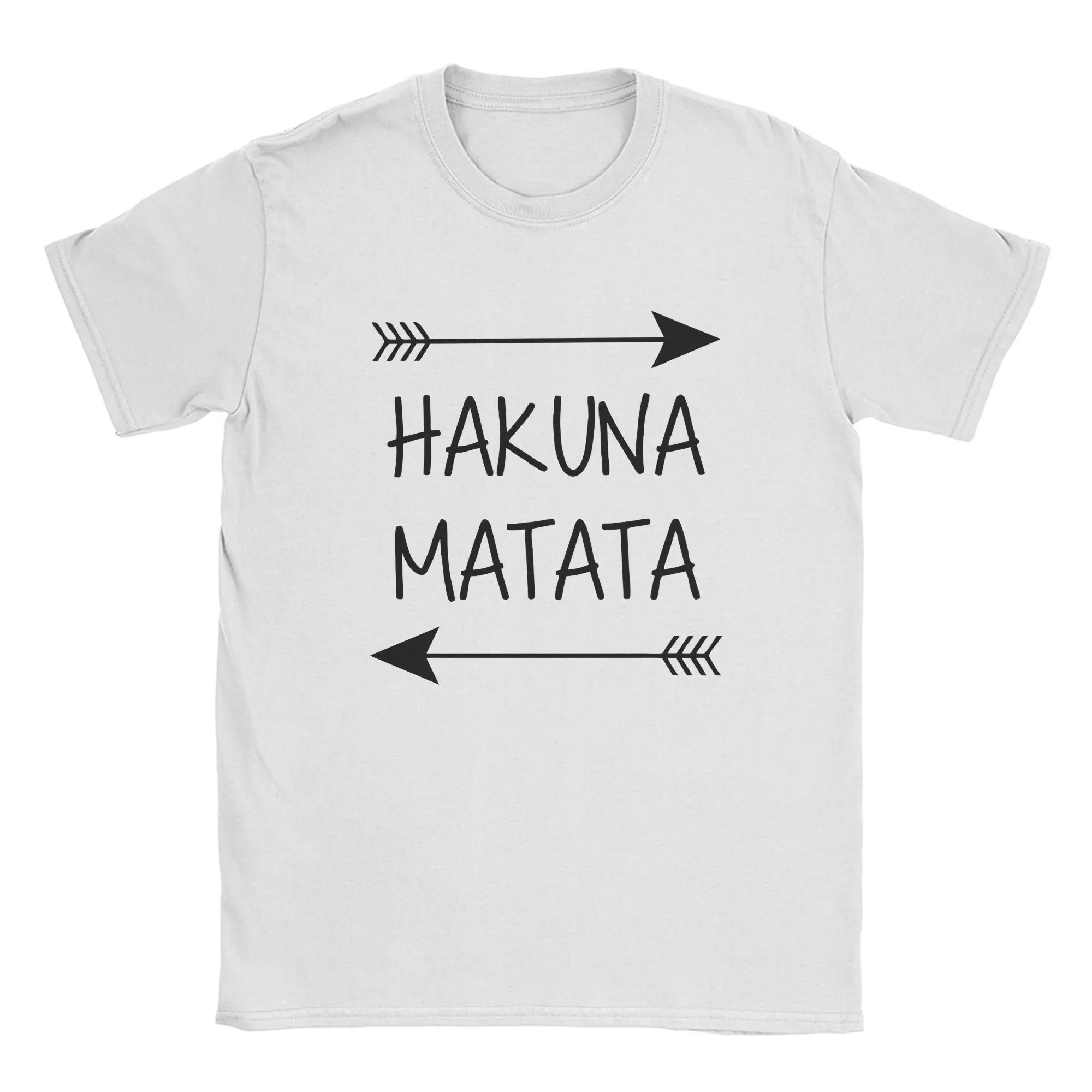 The Lion King Hakuna Matata T Shirts for Men 100% Cotton Novelty T-Shirts O Neck  Tees Short Sleeve Clothing Plus Size