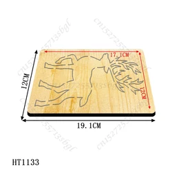 Deer wykrojniki-nowa Die 2022 cięcia i drewniane formy, HT1133 nadaje się do wspólnego Die maszyny do cięcia na rynku.