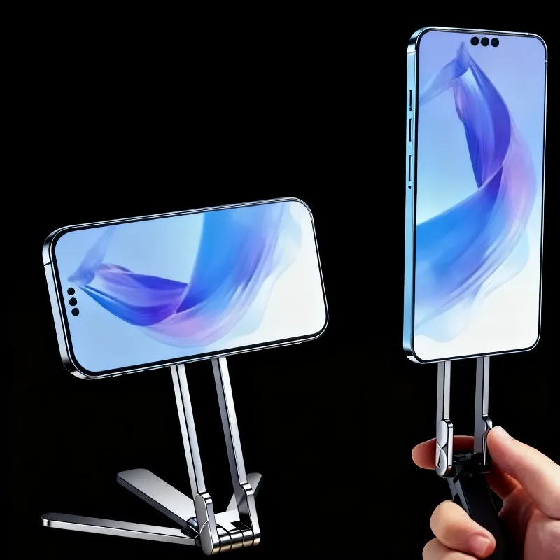 

Магнитный штатив для телефона с карабином, портативная двусторонняя подставка для телефона, настольное крепление, держатель для селфи для iPhone 14-17 ProMax