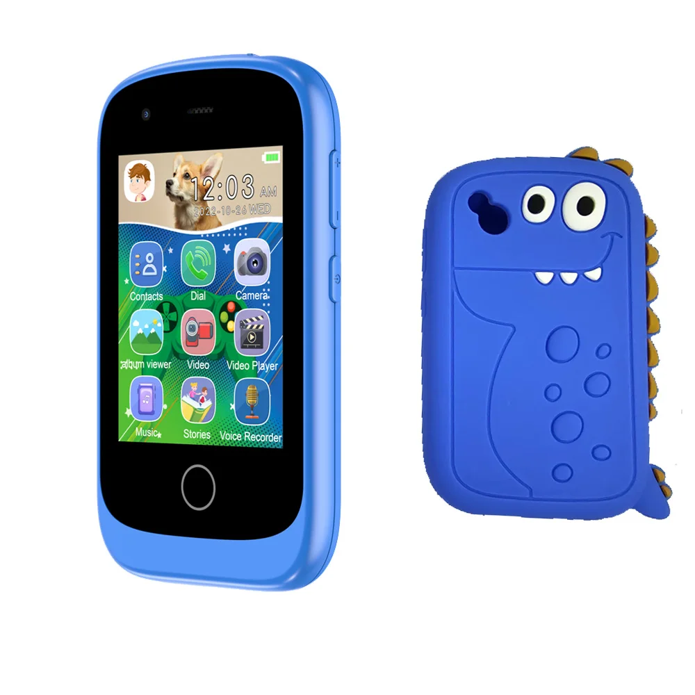 8GB Kids Mini Phone 17 Games SOS 2G Call Dual Watch Cameras 2.8' Taking Photo Video Music Play Calculator Audio Book Learn Tools