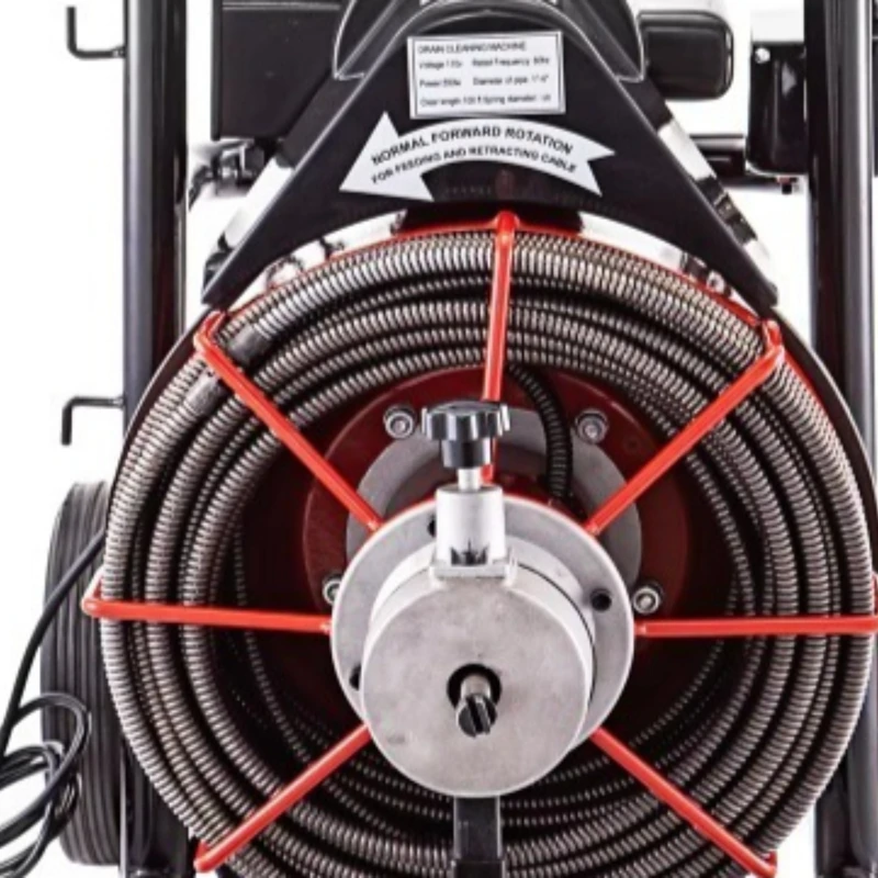 2026 100 Ft/30 m Electric Drain Auger New Plastic Drain Cleaner Machine for Cold Water Cleaning