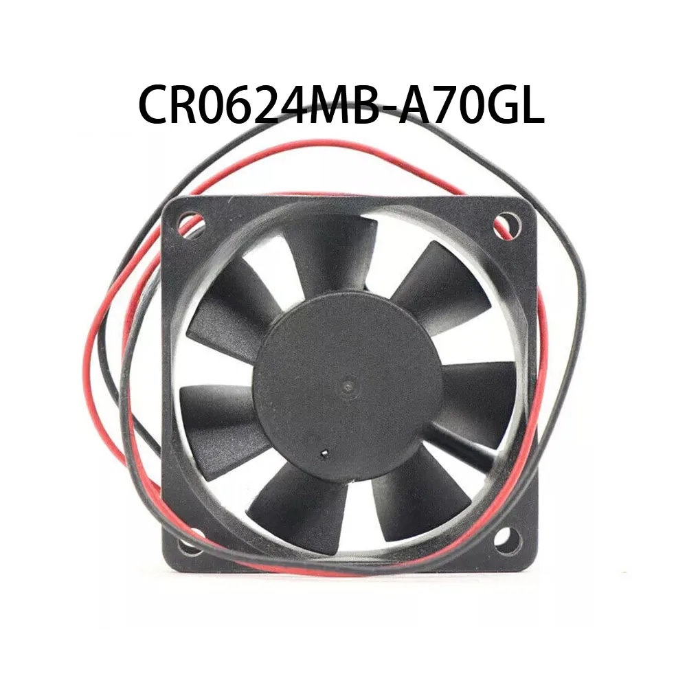 Silent Axial Cooling fan 60*60*25mm CR0624MB-A70GL 24VDC 0.08A Server Driver