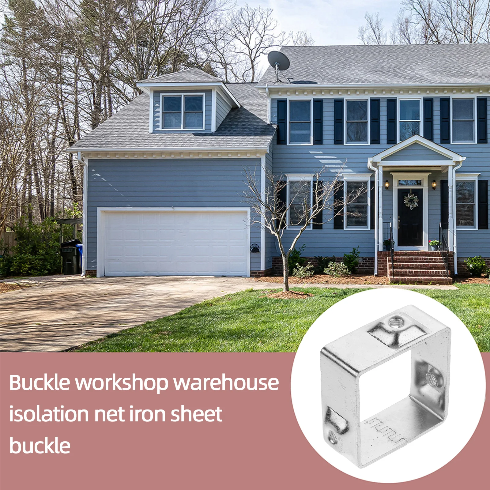 

Protective Mesh Foot Cover Fence Buckles Tinplate Snap Design Heavy Duty Various Sizes Equipment Protection Reliable Steel