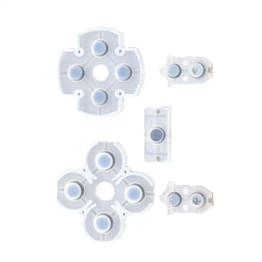 1 Set For Conductive Game Console Repair Parts Game Replacement Gamepad Button Controller Conductive Pads For PS4 For SONY-PS4