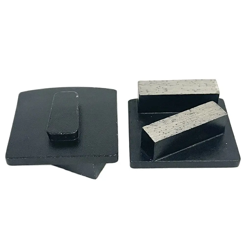 3Pcs Back Iron Buckle Diamond Metal Grinding Block Concrete Cement Stone Polishing Pad Diamond Abrasive Tool For Concrete Floor