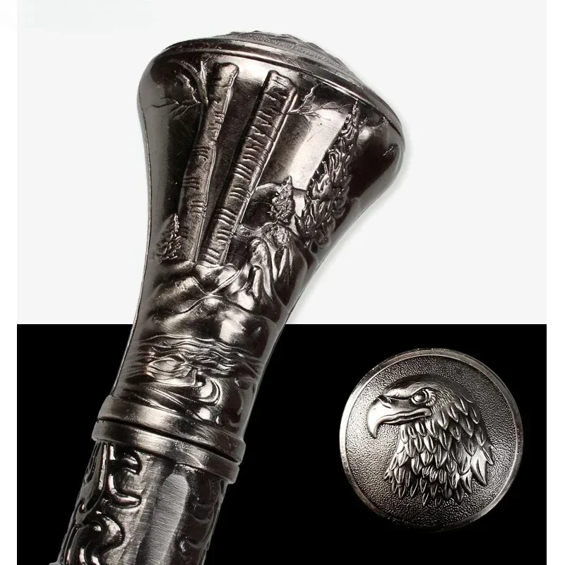 

For Eagle And Wolf-Head Luxury Walking Stick Men Fashion Decorative Masonic Walking Stick Wolf-Head Elegant Canes Vintage Knob S
