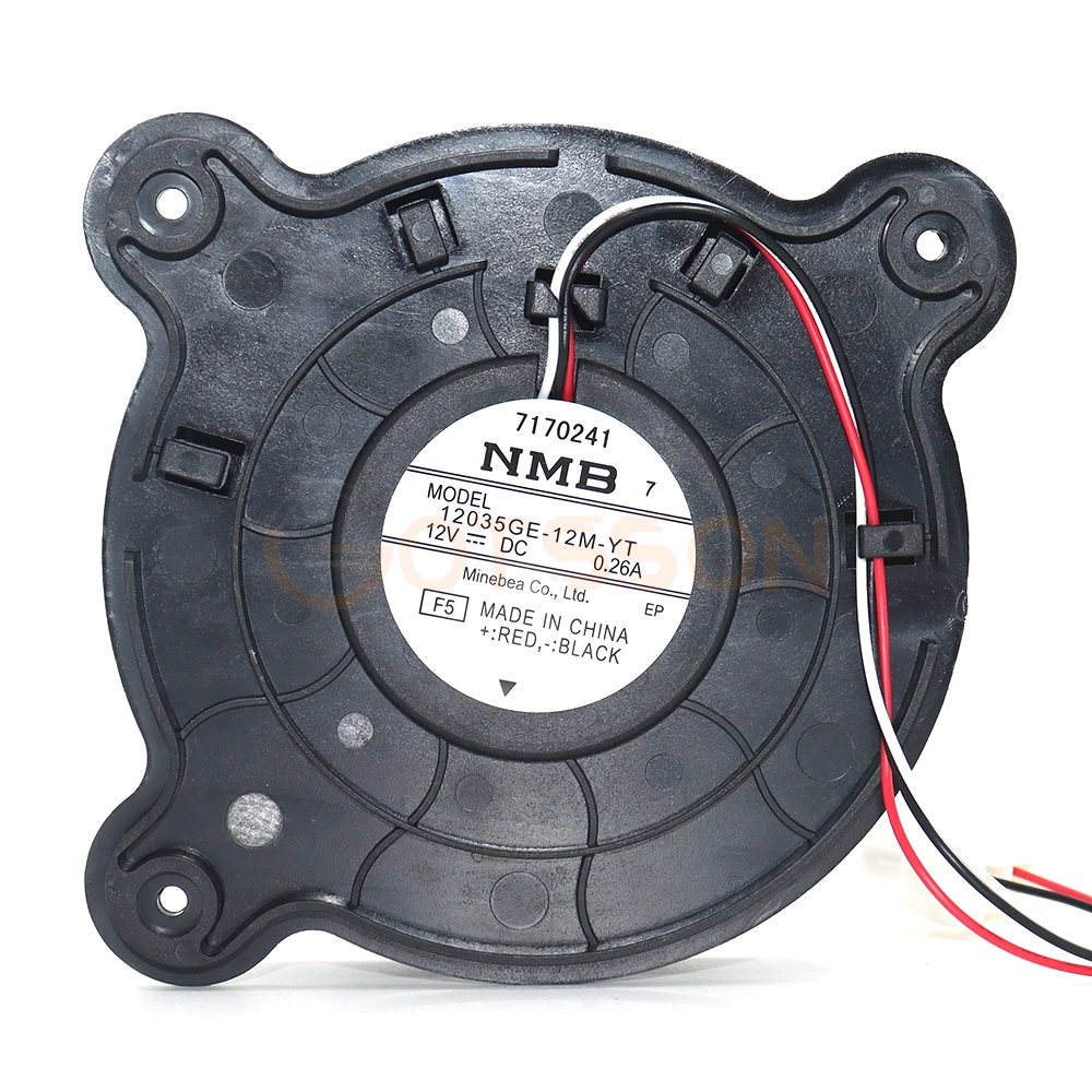 New For Samsung Refrigerator Cooling Fan 12035GE-12M-YT Fridge Radiator DC 12V 0.26A Freezer Parts