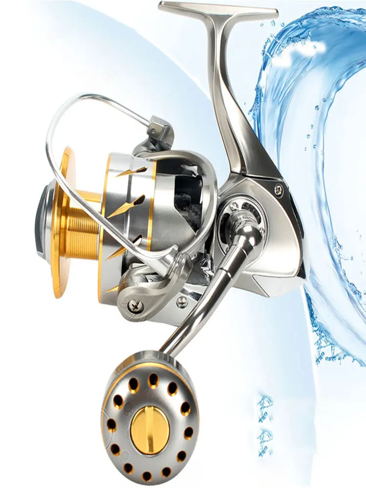 

Spinning Fishing Reel High Drags Saltwater Stainless Metal Coils 3000/4000/6000/8000/10000 Series Left/Right Hand Spinning Wheel