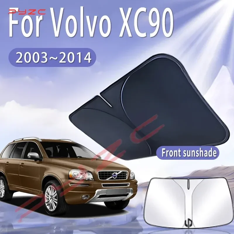 Foldable Car Sun Visor For Volvo XC90 2003~2014 2010 Front Windshield Sunshade Heat Insulation Summer Cooling Auto Accessories