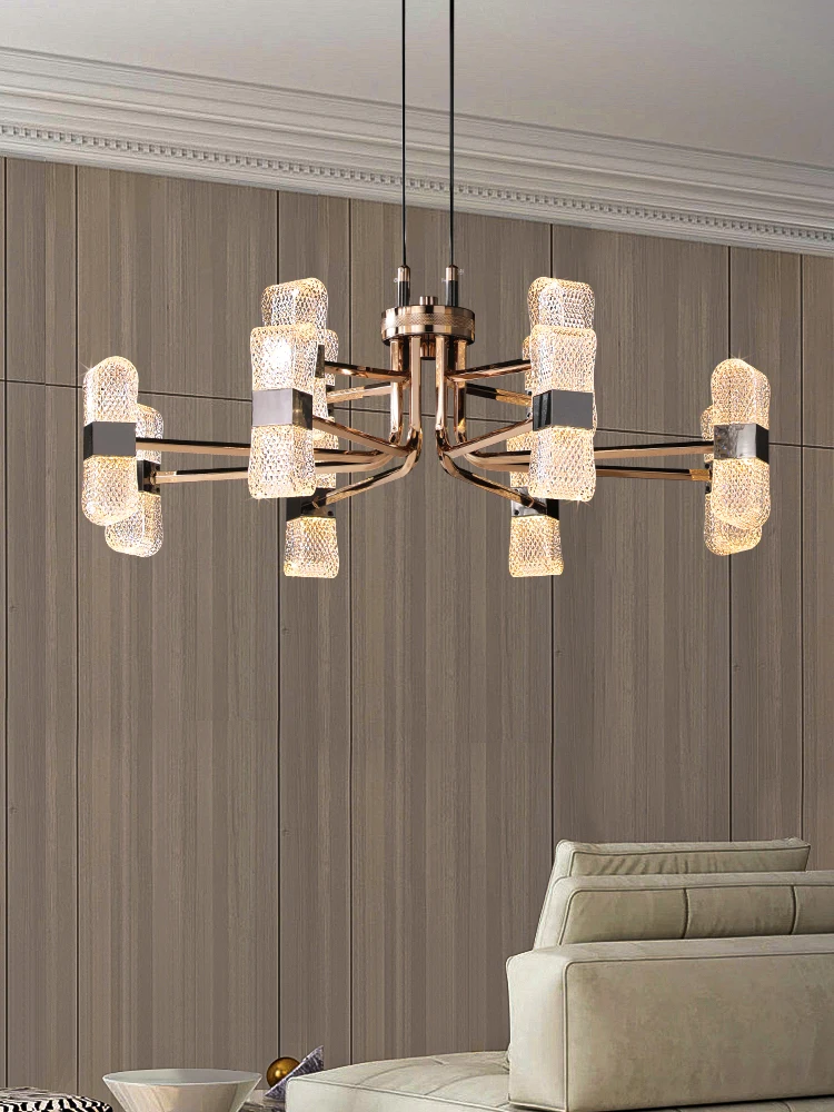 Postmodern living room chandelier light luxury simple 2021 new creative simple atmosphere clothing store decorative lamps