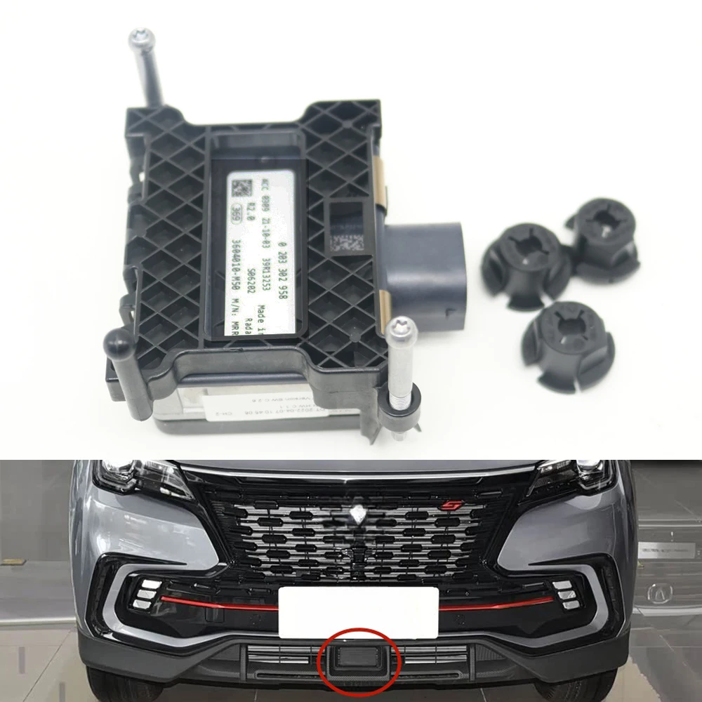 Front Distronic Pro Adaptive Cruise Control Module ACC Probe Radar Sensor With Bracket Clips For Changan CS85 19-24 3604010-M50