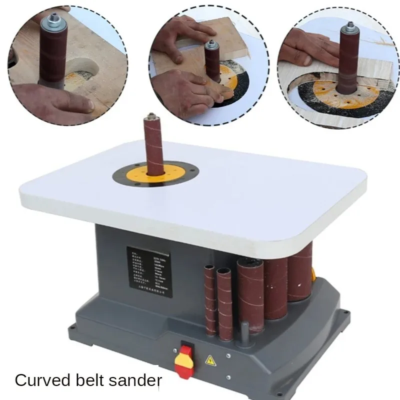 

Woodworking Shaft Sand Machine for Curve Special Shape Wood Surface Sanding and Finishing Work