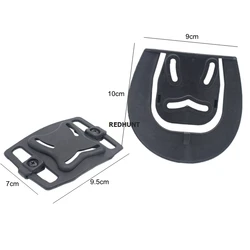 Universal Gun Holster Belt Paddle Tactical Loop Adapter for GL17,USP ,1911 ,P226 Handgun Case Platform