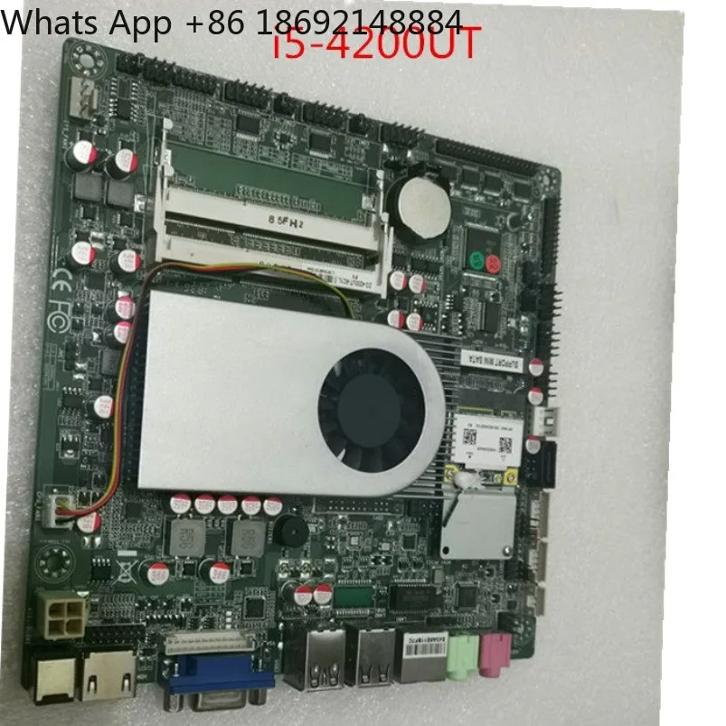 

I5-4200U industrial control main board integrated machine LVDS interface HDMI12V power supply 17 * 17 Gigabit network port