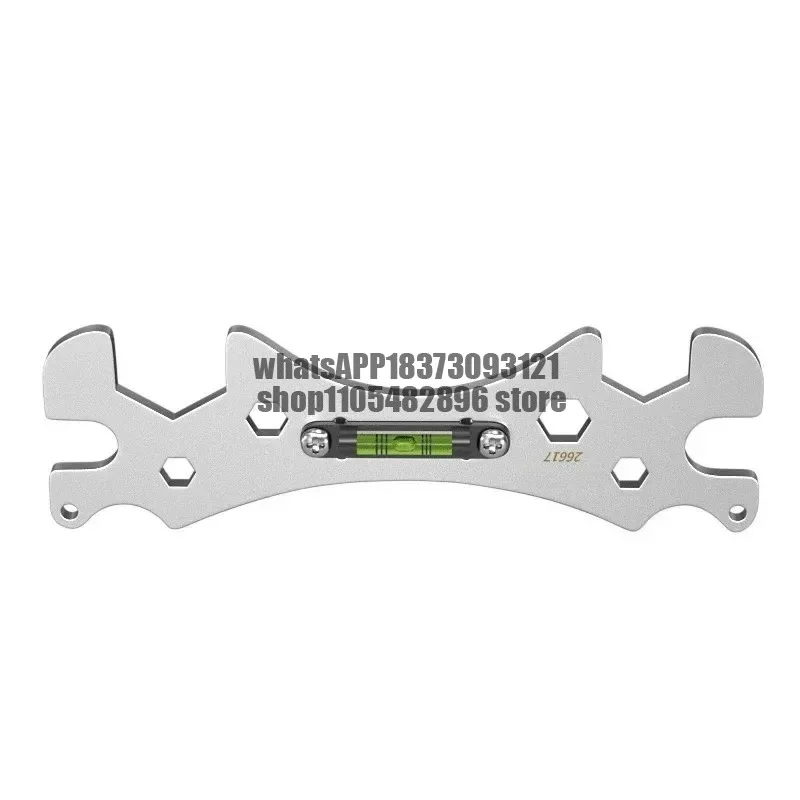Multifunctional wrench Universal shower wrench Hexagon level positioning artifact