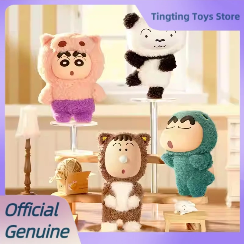 

Genuine Crayon Shin-Chan Cos Series Vinyl Plush Blind Box Cute Bag Pendant Trendy Mystery Box Toy Figurines Girl Birthday Gift