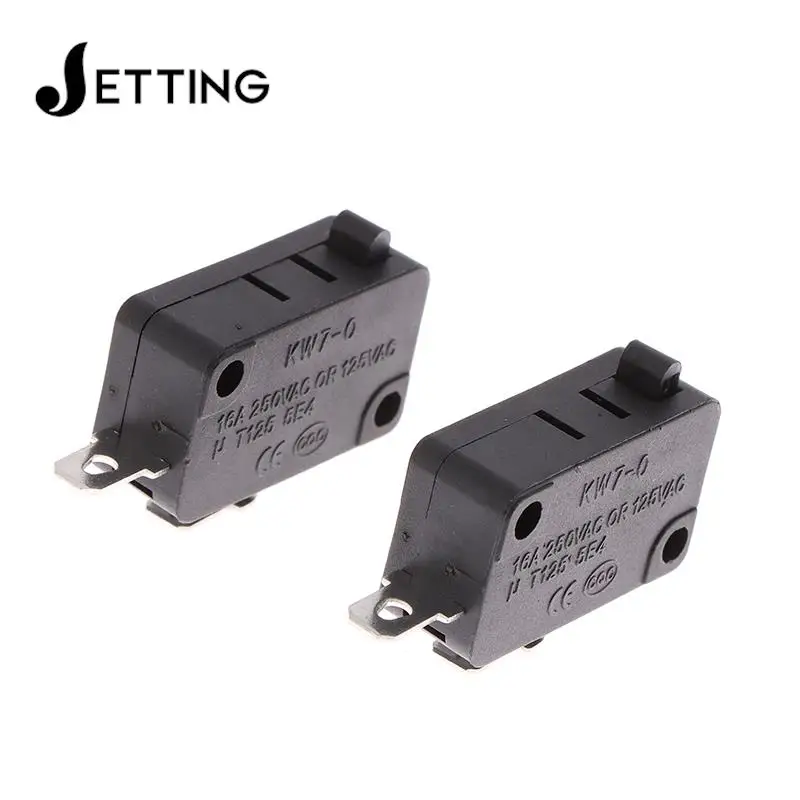 2PCS Automatic Reset Micro Limit Switch Replacement KW7-0-A AC125V/250V 16A Silver Contact Water Heater Limiter