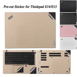 Pegatina de cubierta de piel protectora sin residuos para Lenovo ThinkPad E14 E15 Gen 5 4 3 2 E480/E490/E580, película de calcomanía antiarañazos para portátil