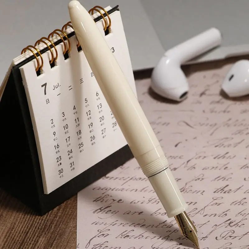 Imported German JOWO Nib Gold Fountain Pen P145 Steel Tip EF F 0.38 0.5MM King Student with Ink Absorber Practicing Signature