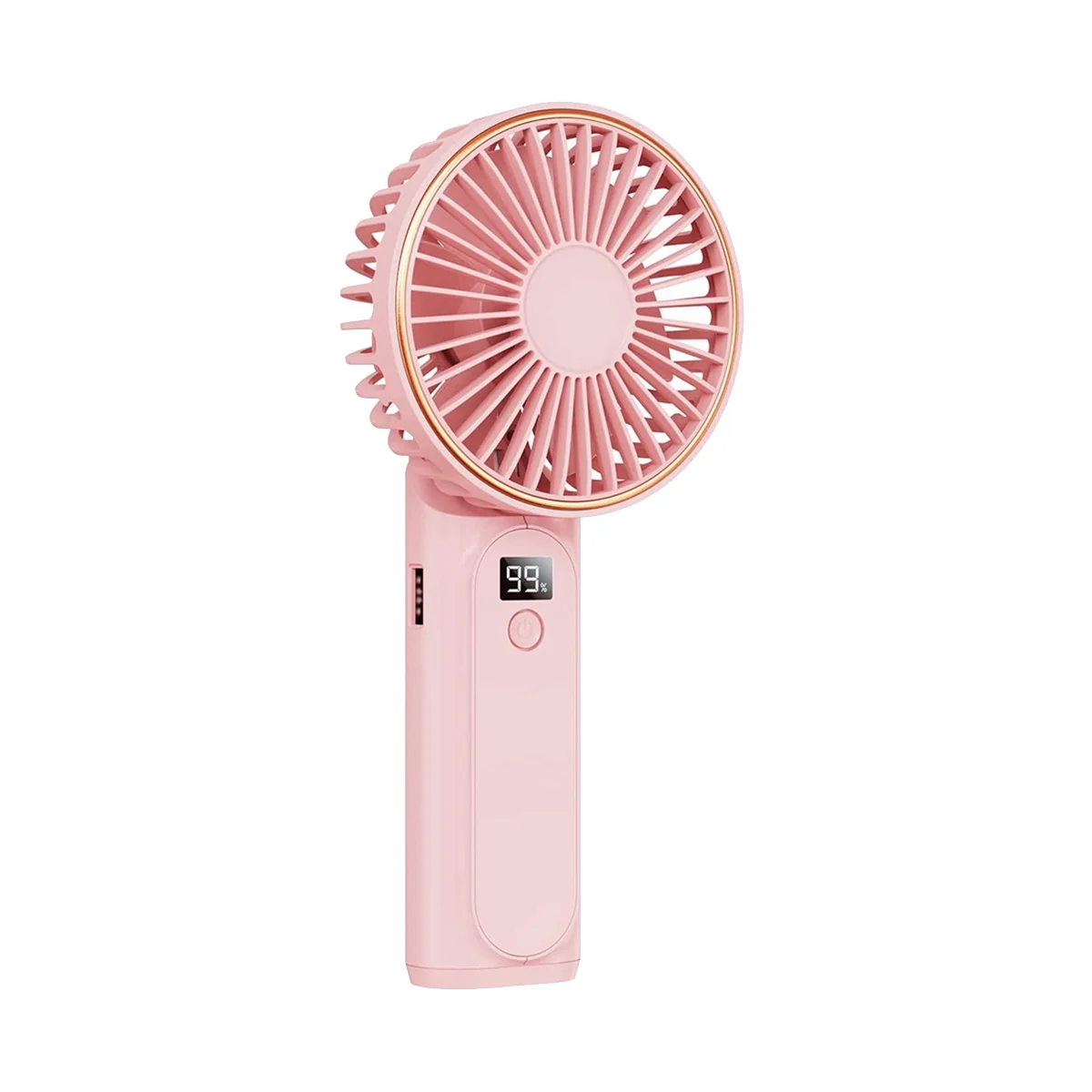 

Handheld Fan, 3600MAh Portable Fan Mini Fan, 6 Speeds Adjustable, Small Personal Fan, Foldable Mini Desk Fan Pink